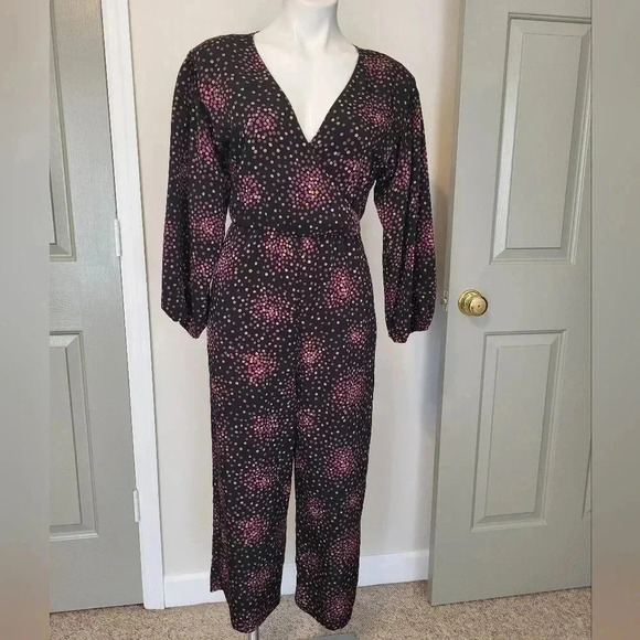 Kate Spade Disco Dots Cropped Wide L eg 70s Inspired Retro Jumpsuit(2) - Picture 3 of 12